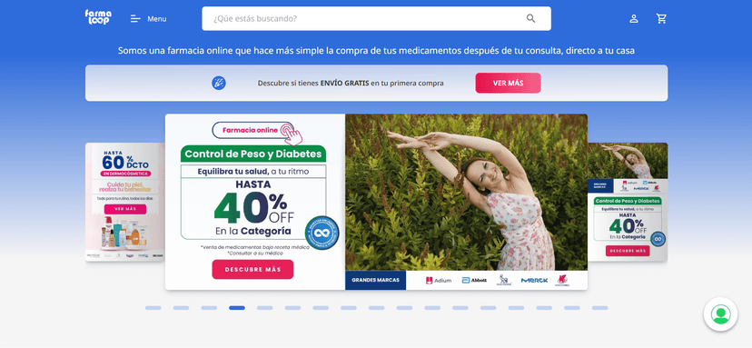 Screenshot of Farmaloop